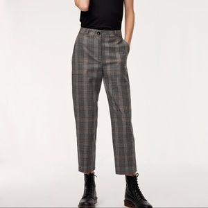 Aritzia plaid trouser Sunday Best size 4